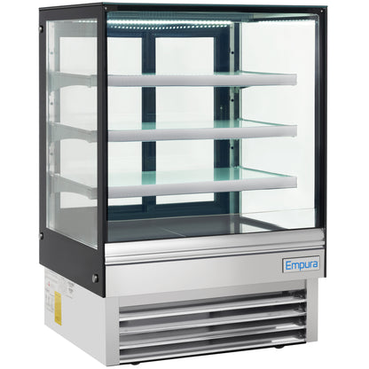 35" Stainless Steel Refrigerated Commercial Bakery Display Case