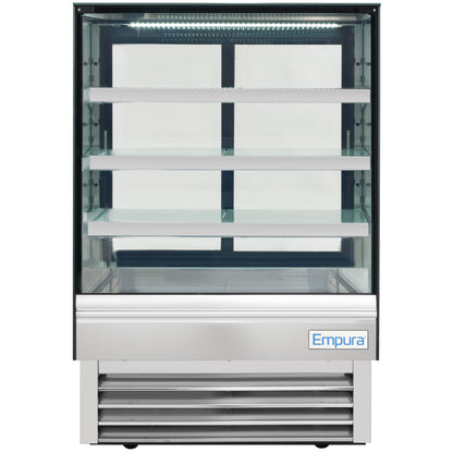 35" Stainless Steel Refrigerated Commercial Bakery Display Case