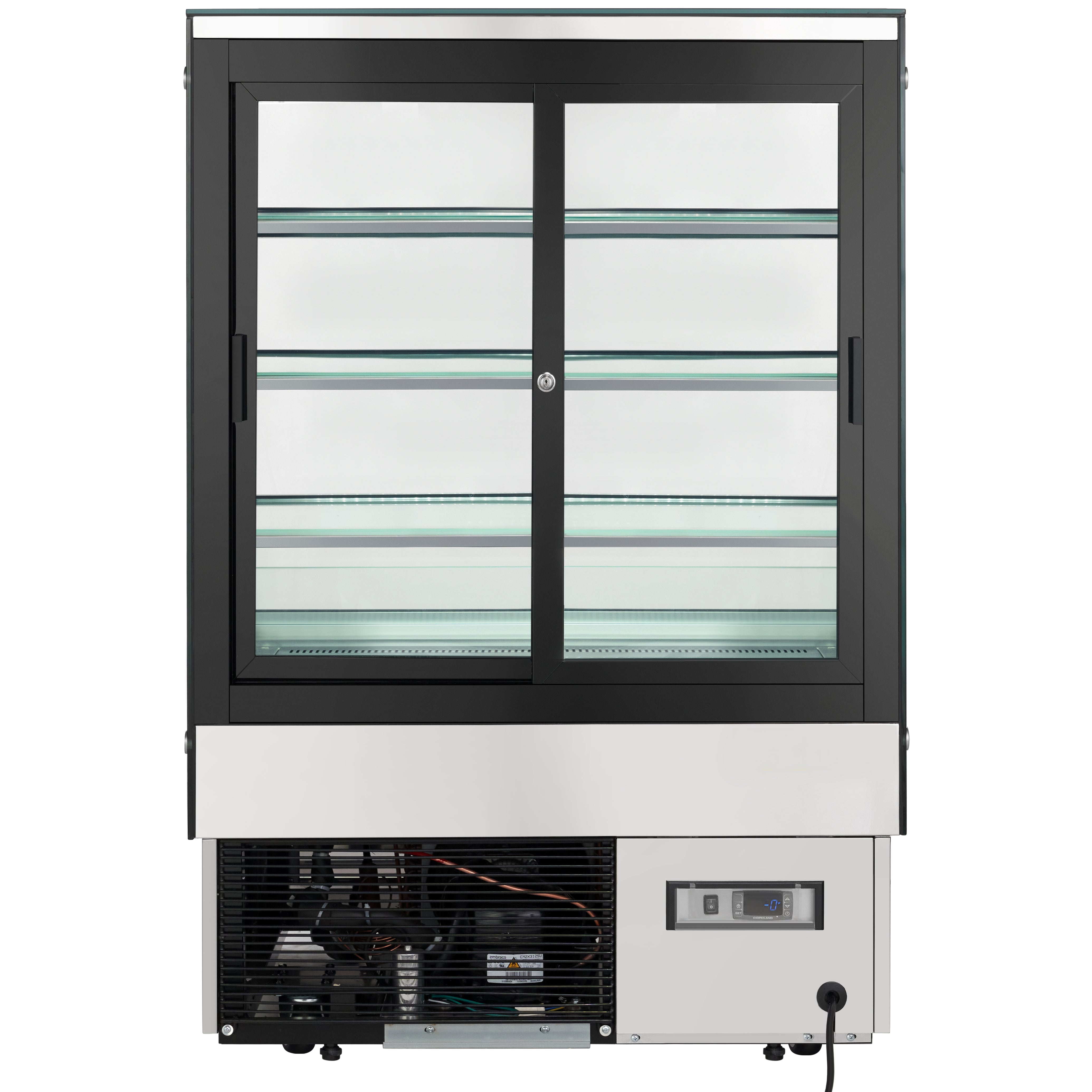 35" Stainless Steel Refrigerated Commercial Bakery Display Case