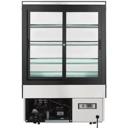 35" Stainless Steel Refrigerated Commercial Bakery Display Case