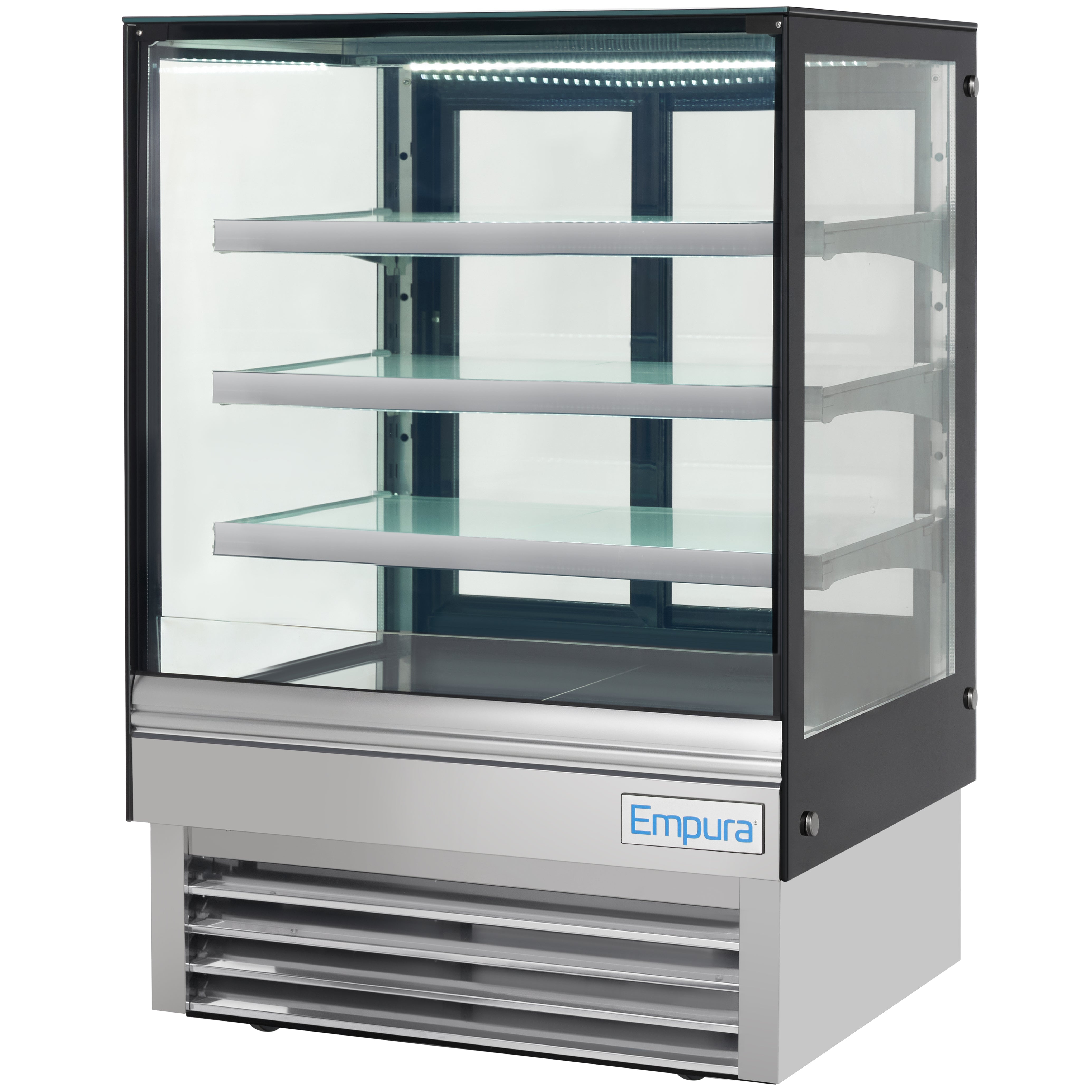 35" Stainless Steel Refrigerated Commercial Bakery Display Case