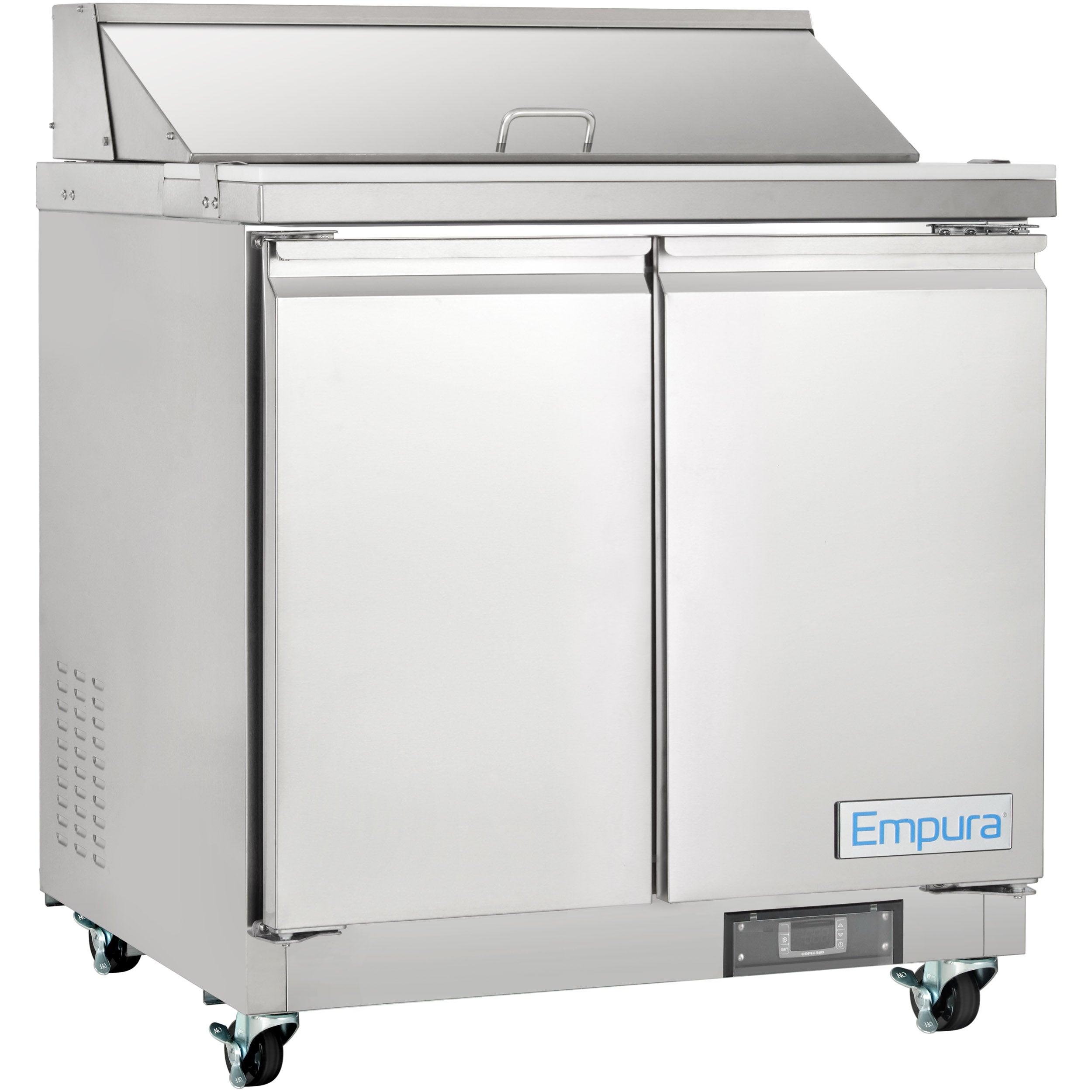 36" 2 Door Commercial Refrigerated Sandwich and Salad Prep Table