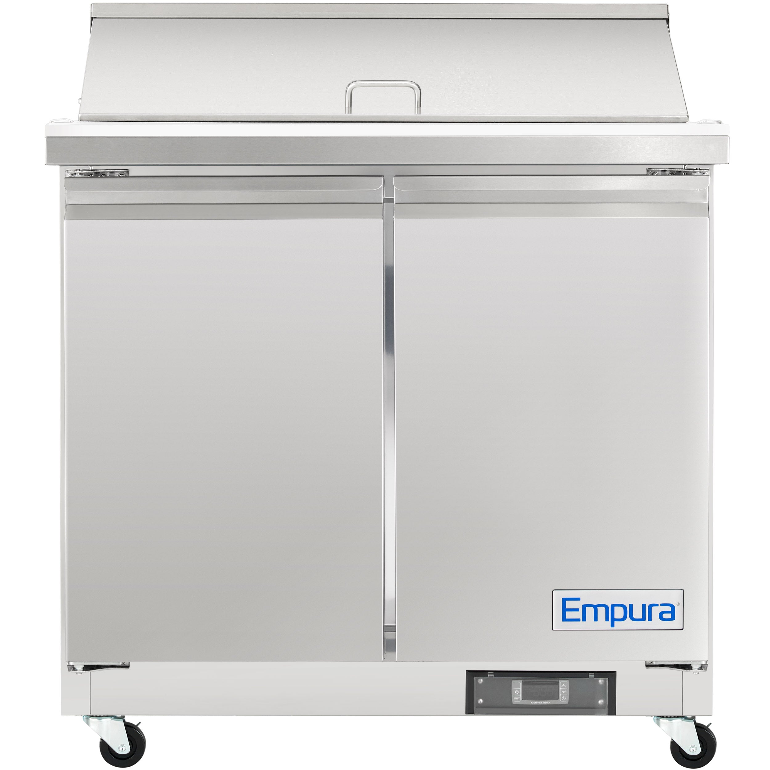 36" 2 Door Commercial Refrigerated Sandwich and Salad Prep Table