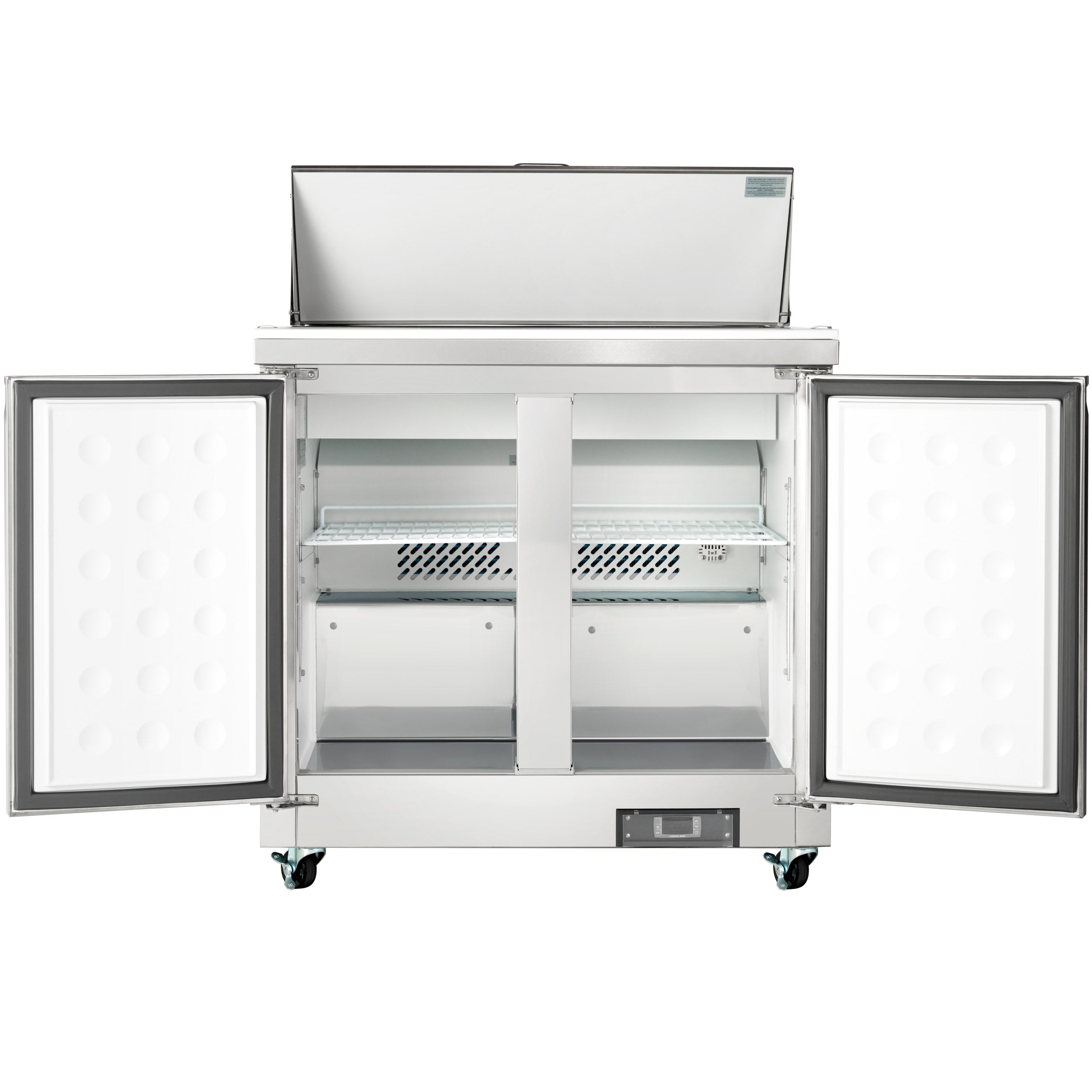 36" 2 Door Commercial Refrigerated Sandwich and Salad Prep Table