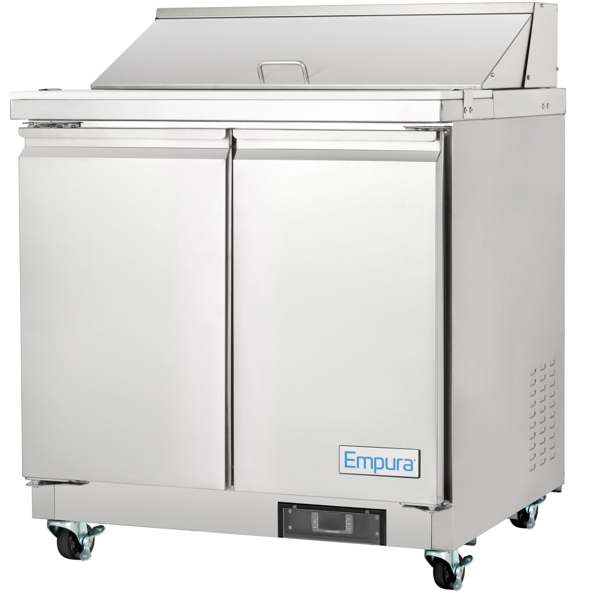 36" 2 Door Commercial Refrigerated Sandwich and Salad Prep Table