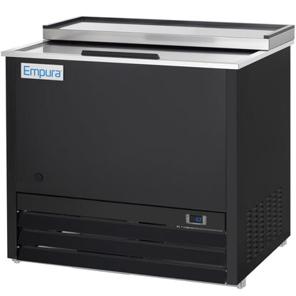 37" Black Powder Coated Stainless Steel Glass Froster - 115V