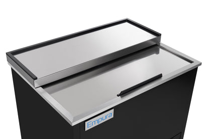 37" Black Powder Coated Stainless Steel Glass Froster - 115V