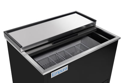 37" Black Powder Coated Stainless Steel Glass Froster - 115V