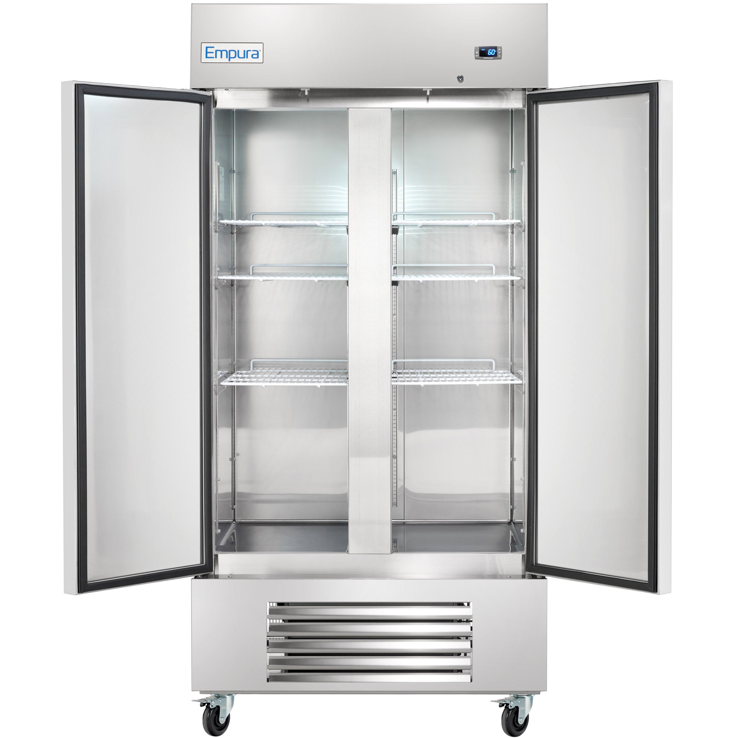 40" Commercial 2 Door Reach-In Refrigerator