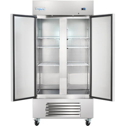 40" Commercial 2 Door Reach-In Refrigerator