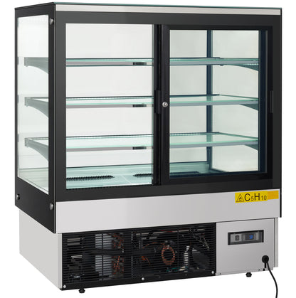 47" Stainless Steel Refrigerated Commercial Bakery Display Case
