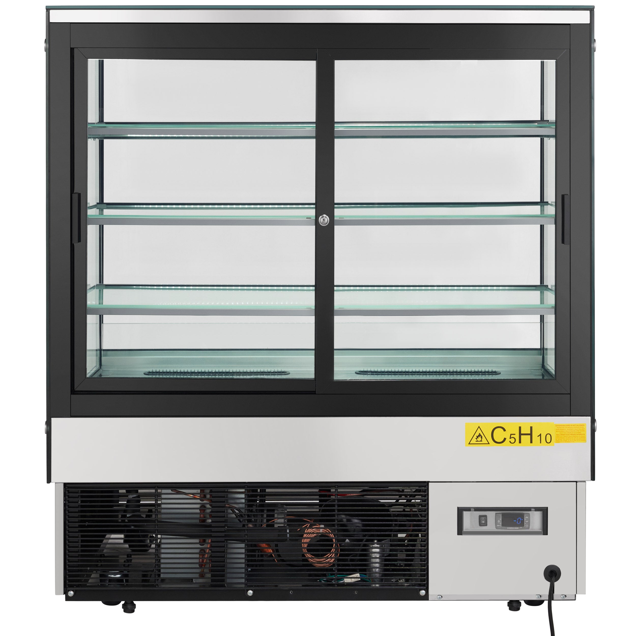 47" Stainless Steel Refrigerated Commercial Bakery Display Case