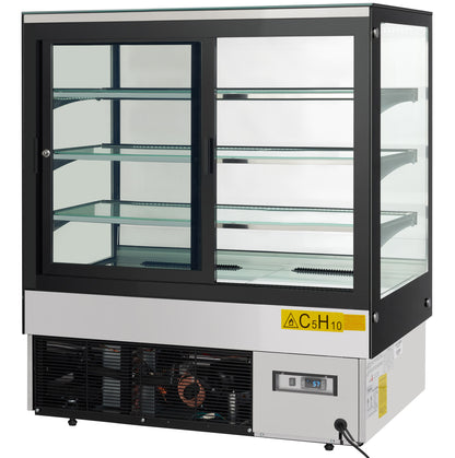 47" Stainless Steel Refrigerated Commercial Bakery Display Case