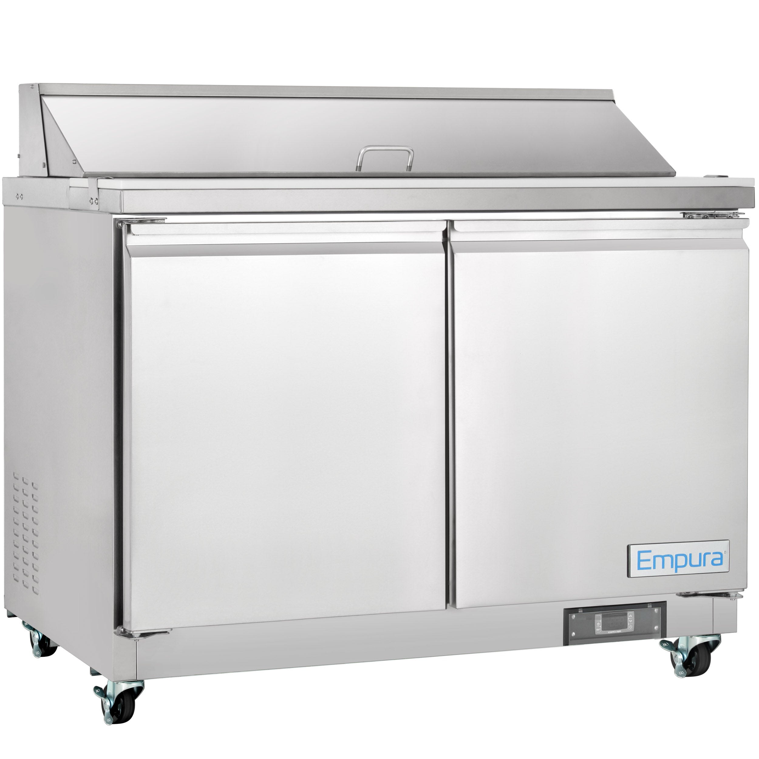 48" 2 Door Commercial Refrigerated Sandwich and Salad Prep Table