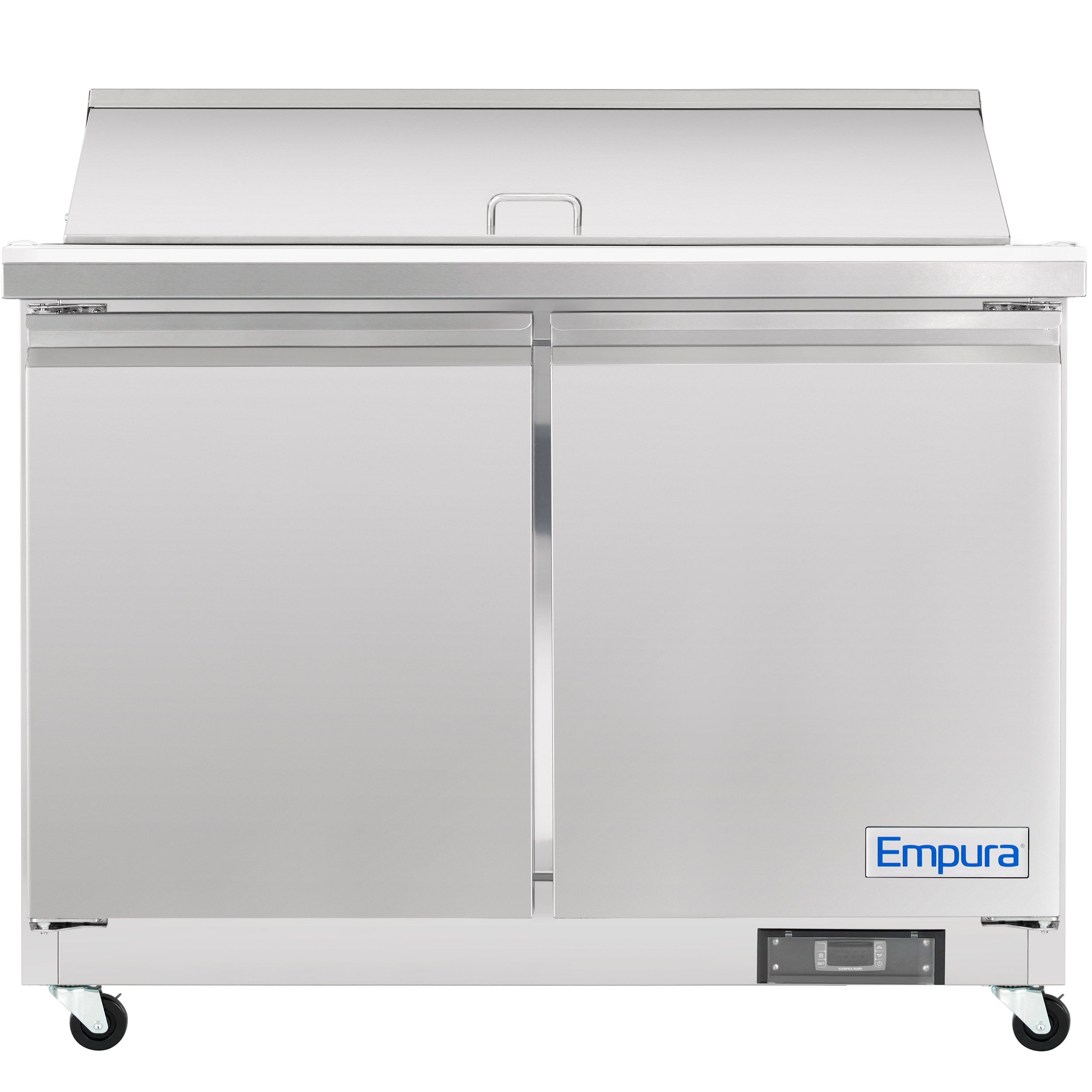 48" 2 Door Commercial Refrigerated Sandwich and Salad Prep Table