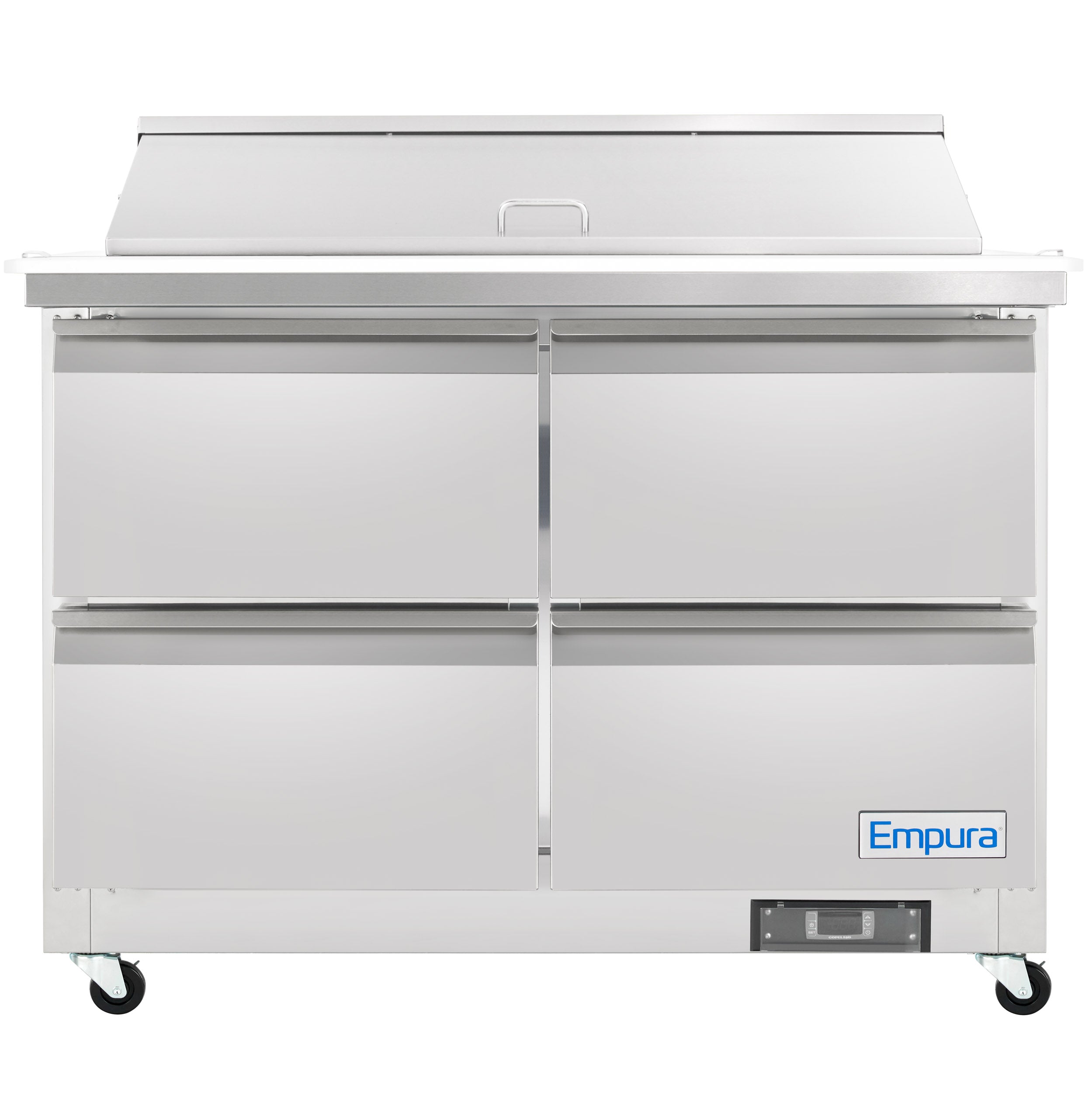 48" 4 Drawer Commercial Mega Top Refrigerated Sandwich and Salad Prep Table