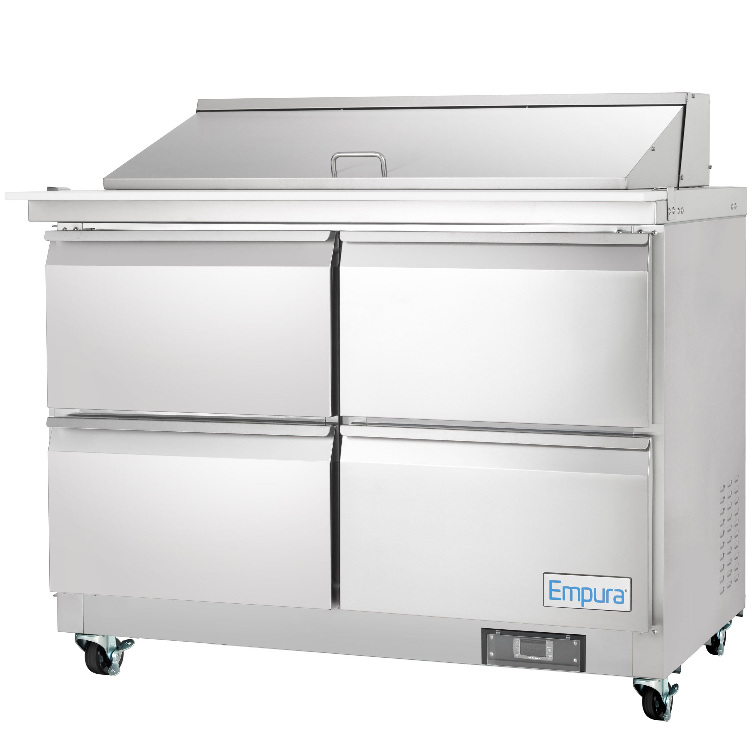 48" 4 Drawer Commercial Mega Top Refrigerated Sandwich and Salad Prep Table