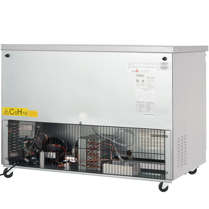 48" Two Door Commercial Undercounter Reach-In Freezer