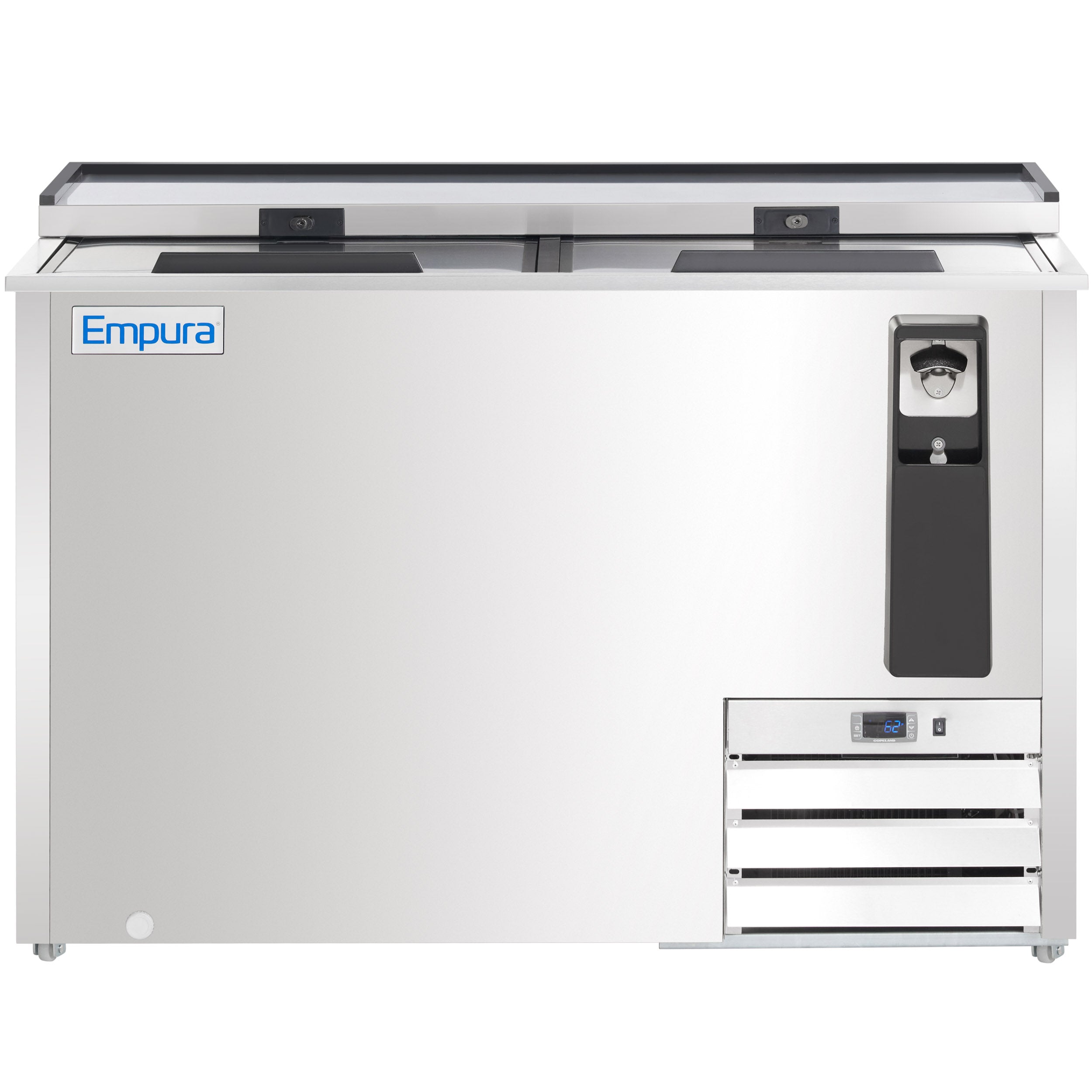 49" Stainless Steel Commercial Horizontal Bottle Cooler