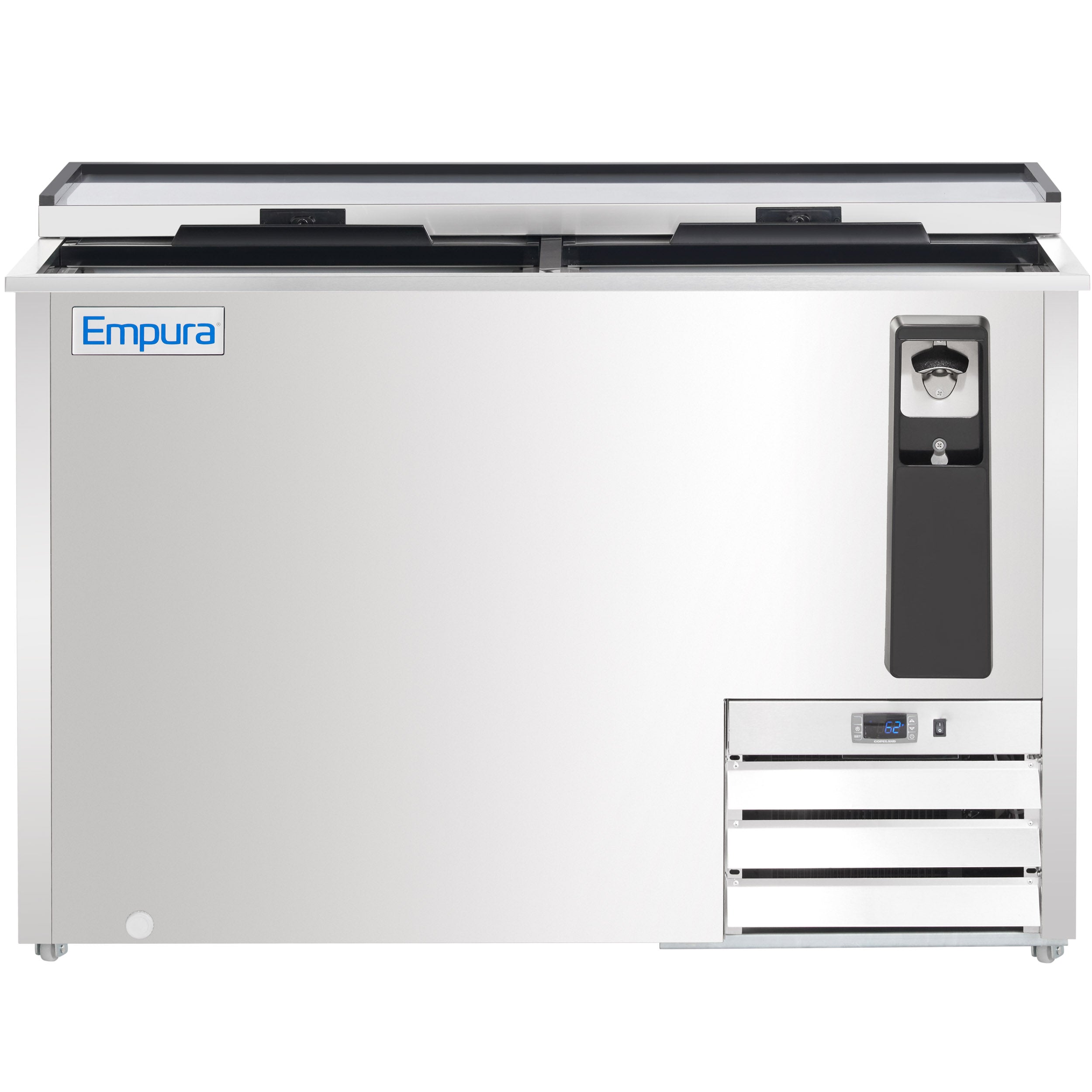 49" Stainless Steel Commercial Horizontal Bottle Cooler