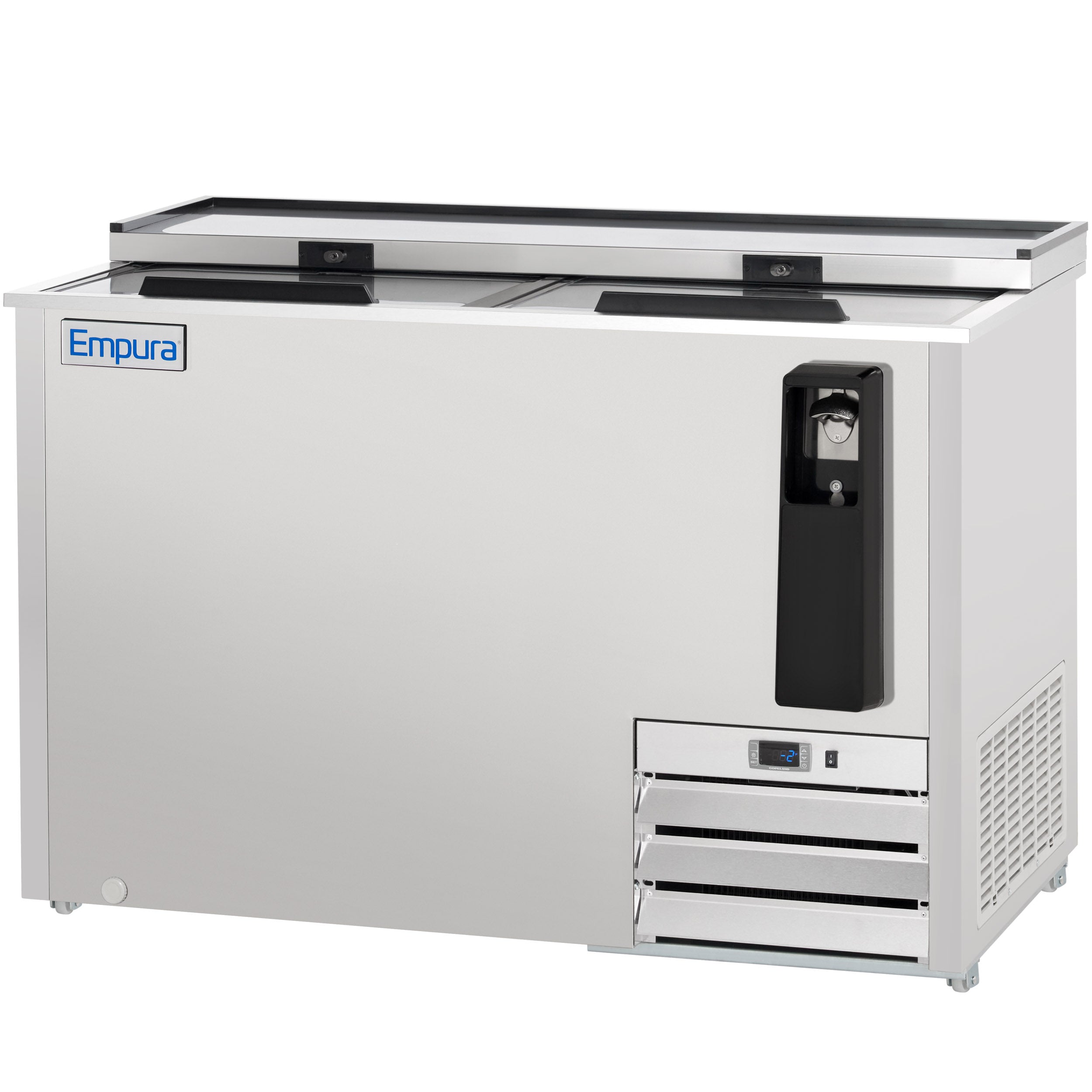 49" Stainless Steel Commercial Horizontal Bottle Cooler