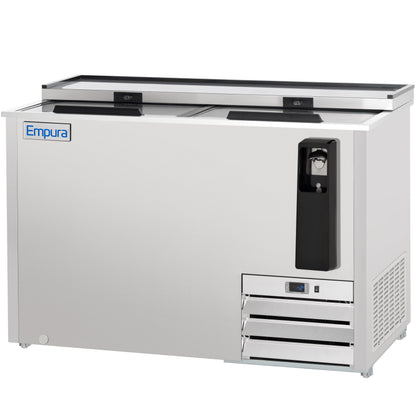 49" Stainless Steel Commercial Horizontal Bottle Cooler