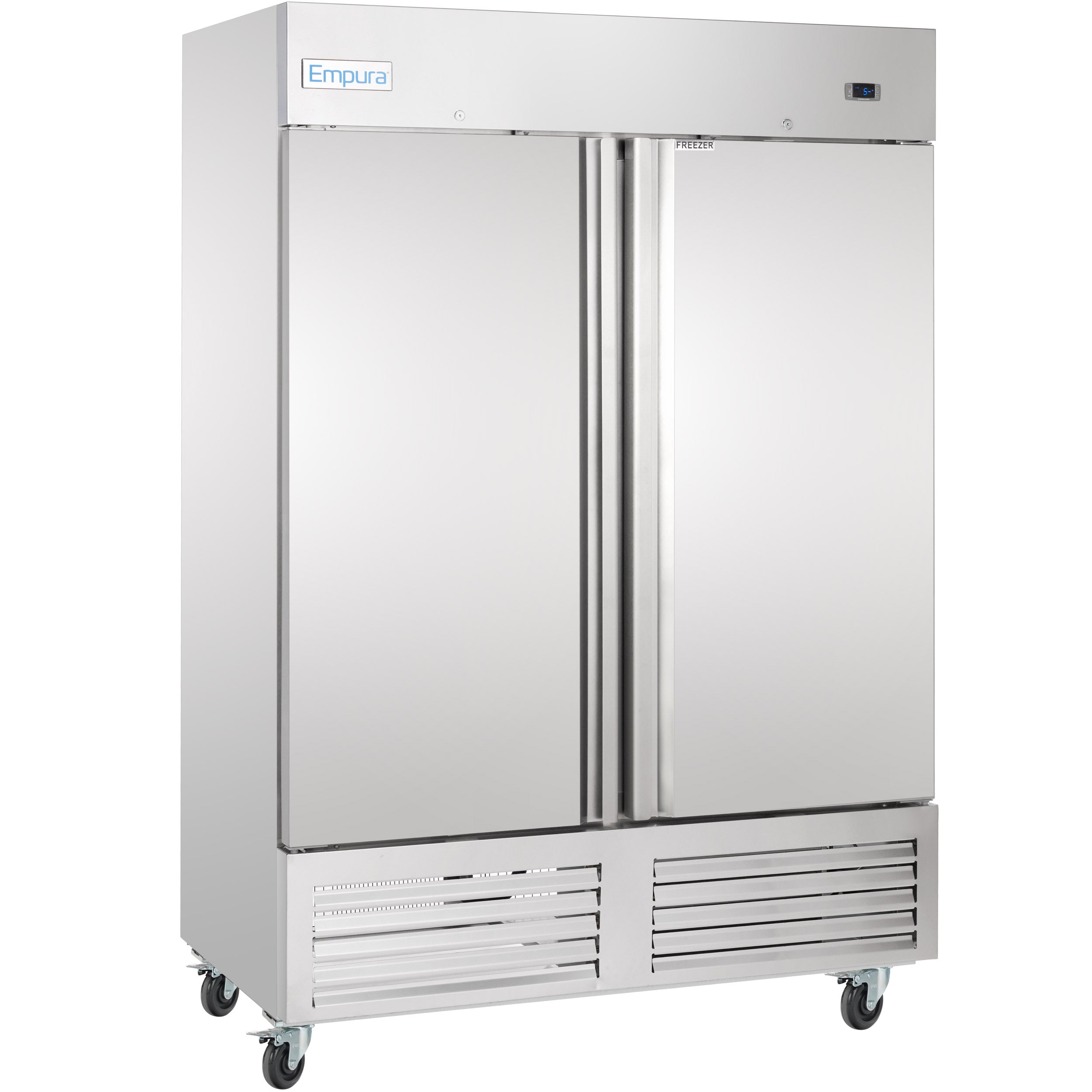 54" Commercial 2 Door Reach-In Freezer