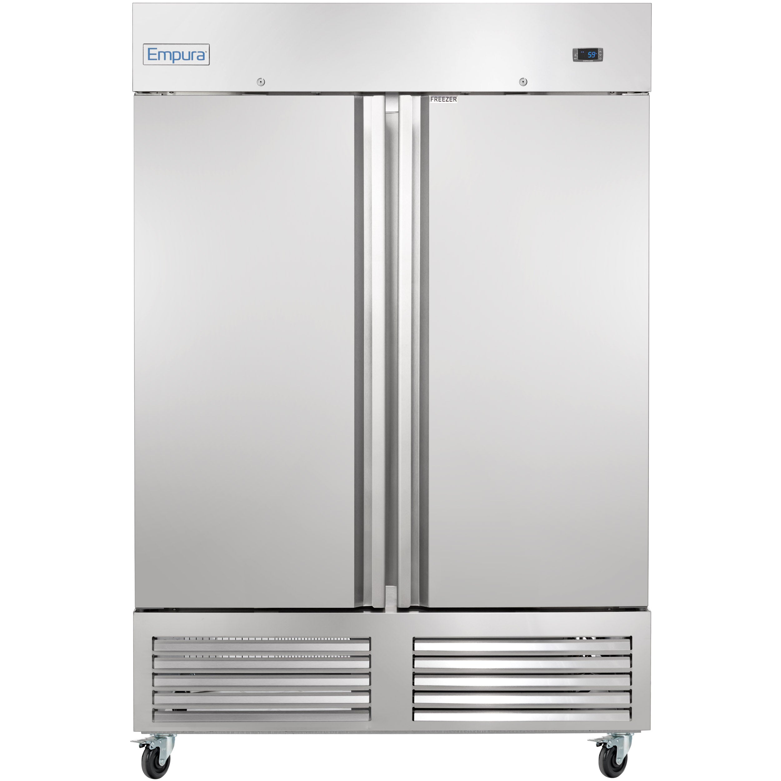 54" Commercial 2 Door Reach-In Freezer