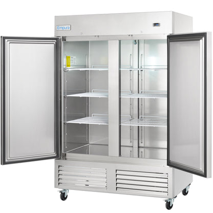 54" Commercial 2 Door Reach-In Freezer