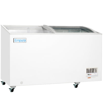 55" Commercial Curved Top Display Freezer - 11.8 cu. ft. Capacity