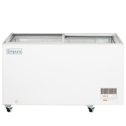 55" Commercial Curved Top Display Freezer - 11.8 cu. ft. Capacity