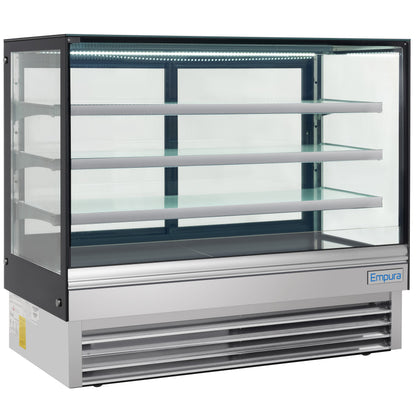 59" Stainless Steel Refrigerated Commercial Bakery Display Case
