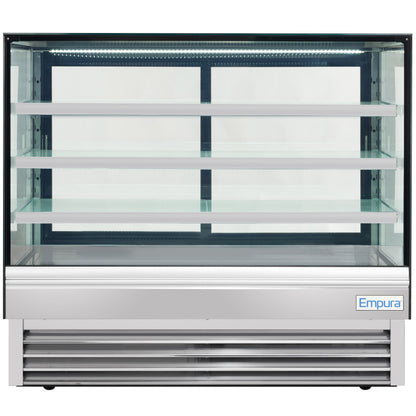 59" Stainless Steel Refrigerated Commercial Bakery Display Case