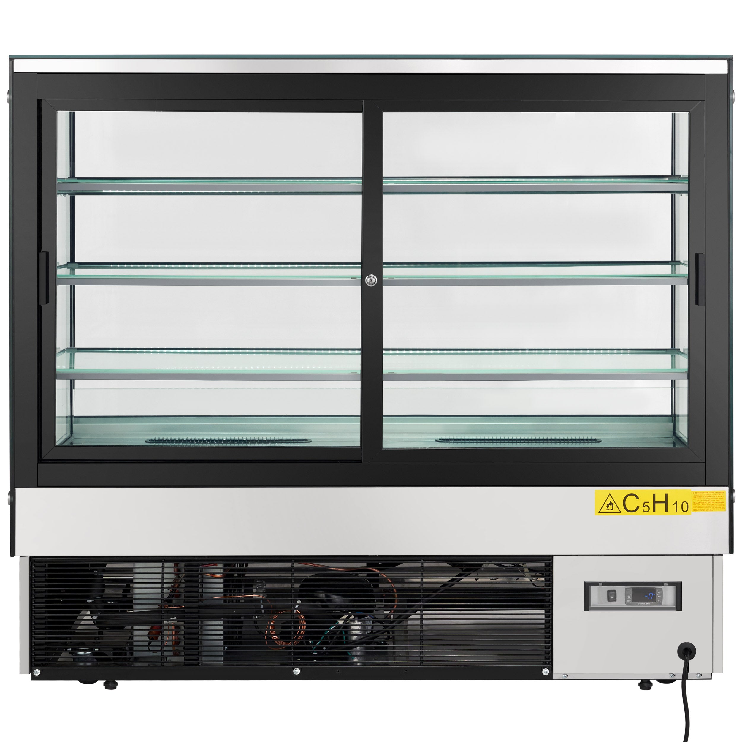 59" Stainless Steel Refrigerated Commercial Bakery Display Case