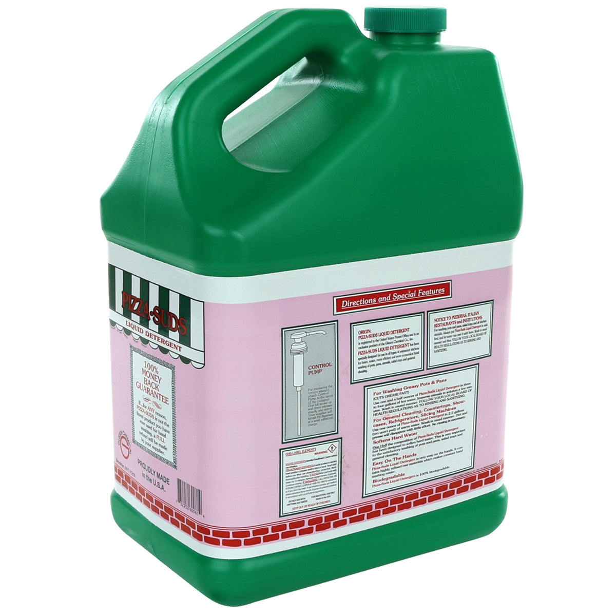 1 Gallon Liquid Detergent for Pizzeria and Italian Restaurants