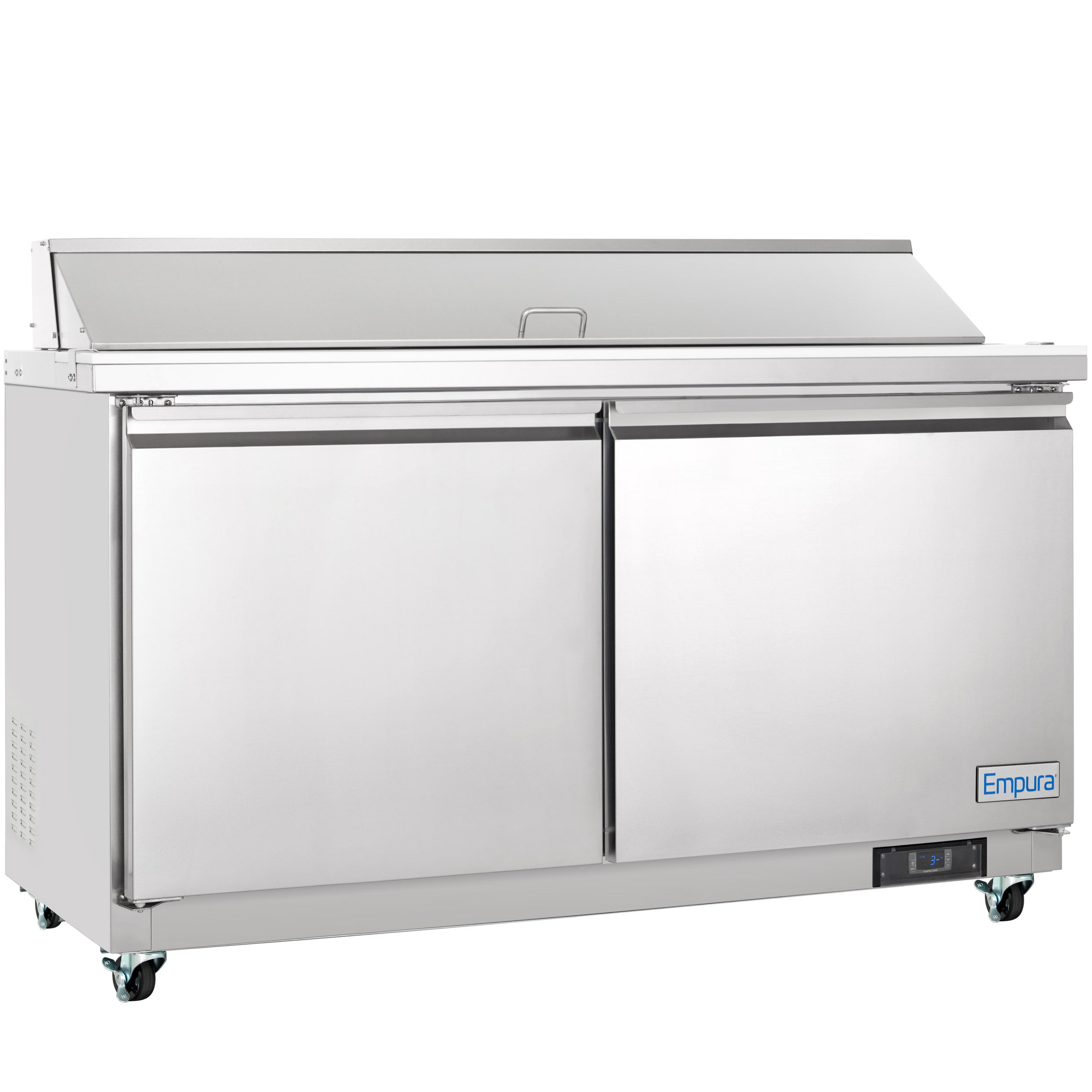 61" 2 Door Commercial Refrigerated Sandwich and Salad Prep Table