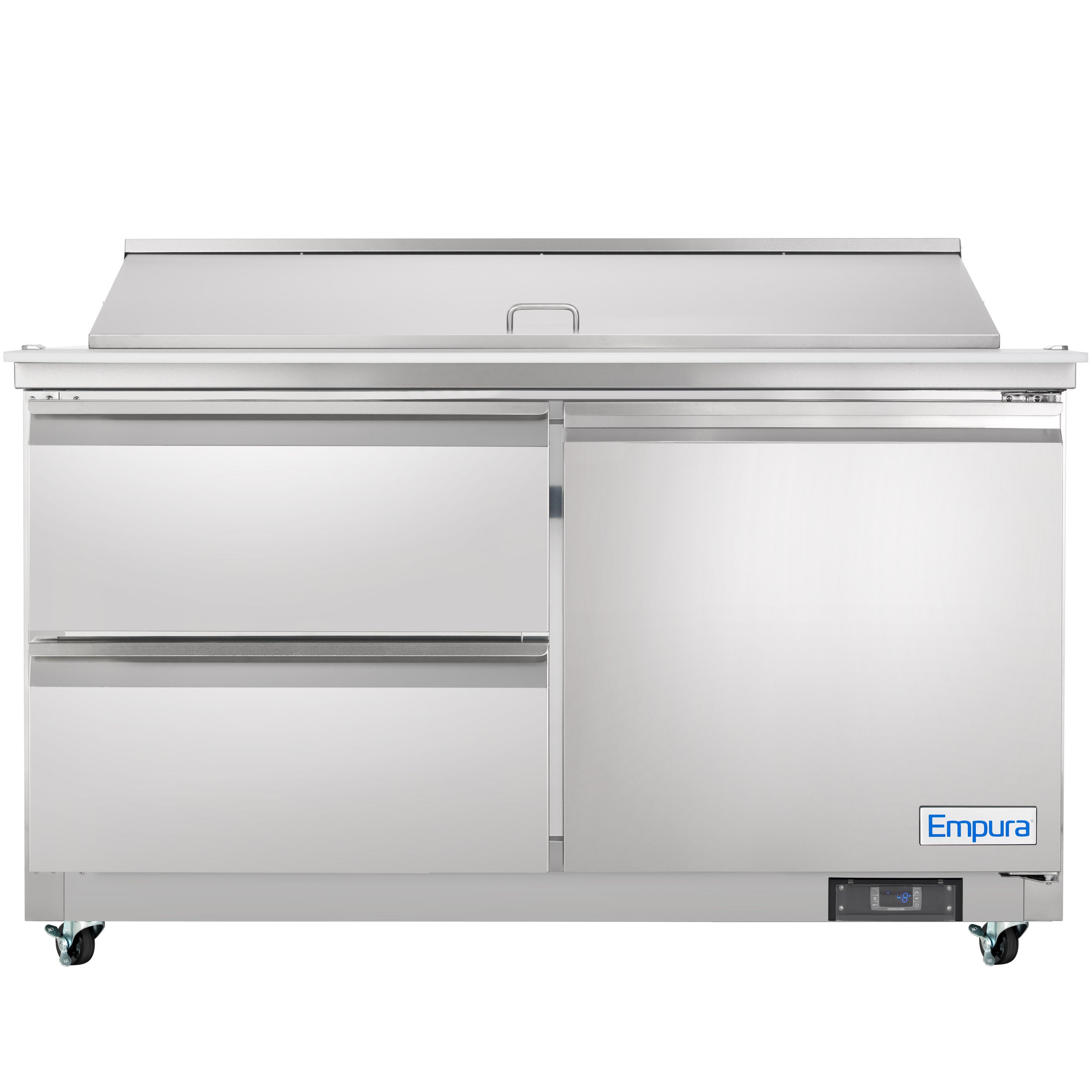 61" 2 Drawer Commercial Mega Top Refrigerated Sandwich and Salad Prep Table