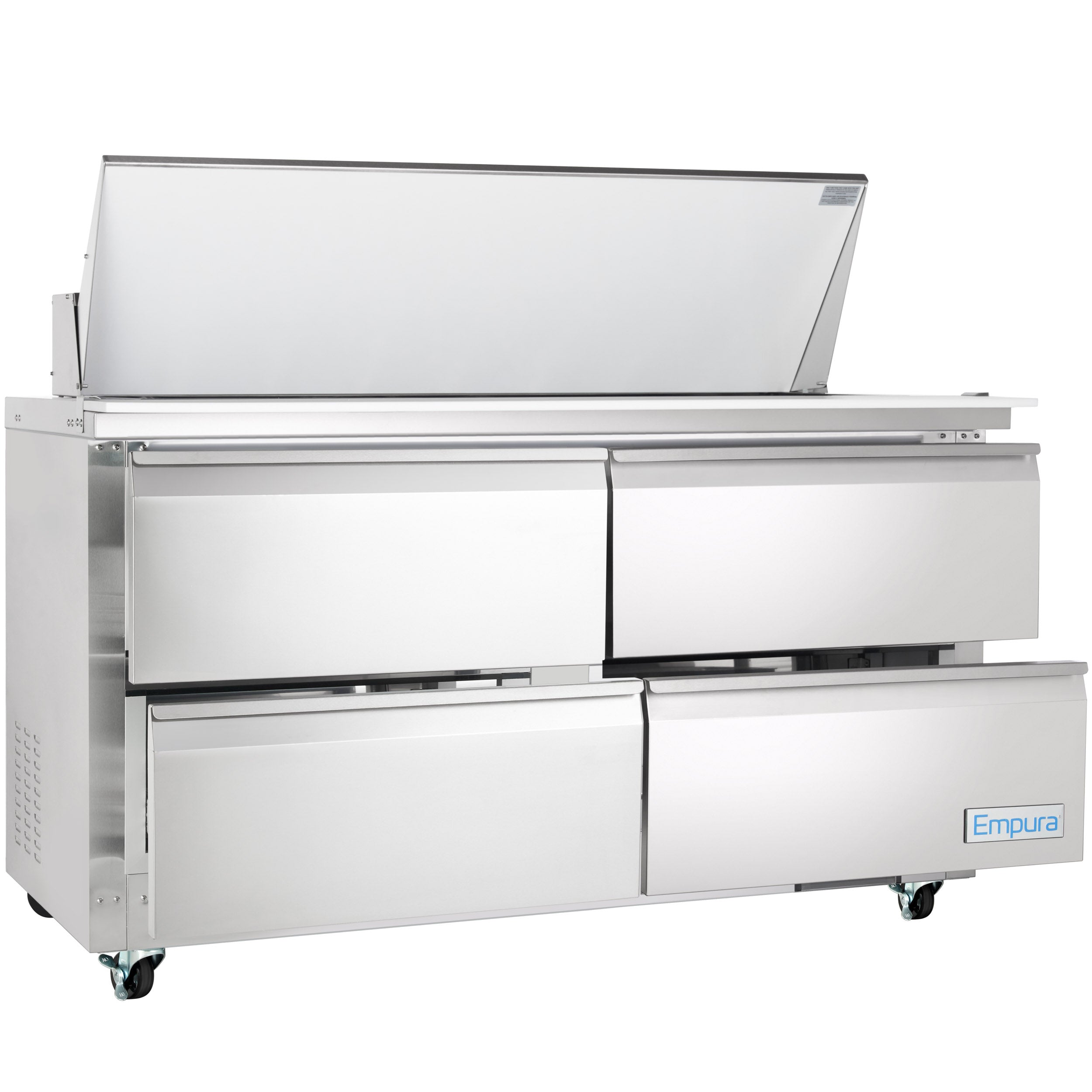 61" 4 Drawer Commercial Mega Top Refrigerated Sandwich and Salad Prep Table
