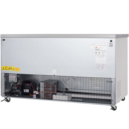 61" Two Door Commercial Undercounter Reach-In Freezer