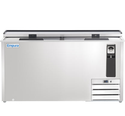 64" Stainless Steel Commercial Horizontal Bottle Cooler