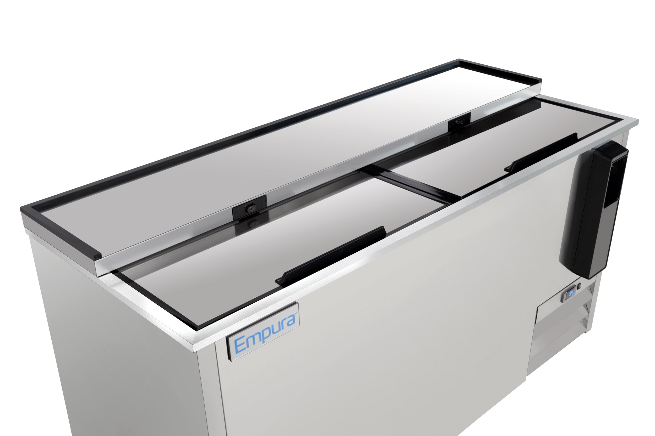 64" Stainless Steel Commercial Horizontal Bottle Cooler