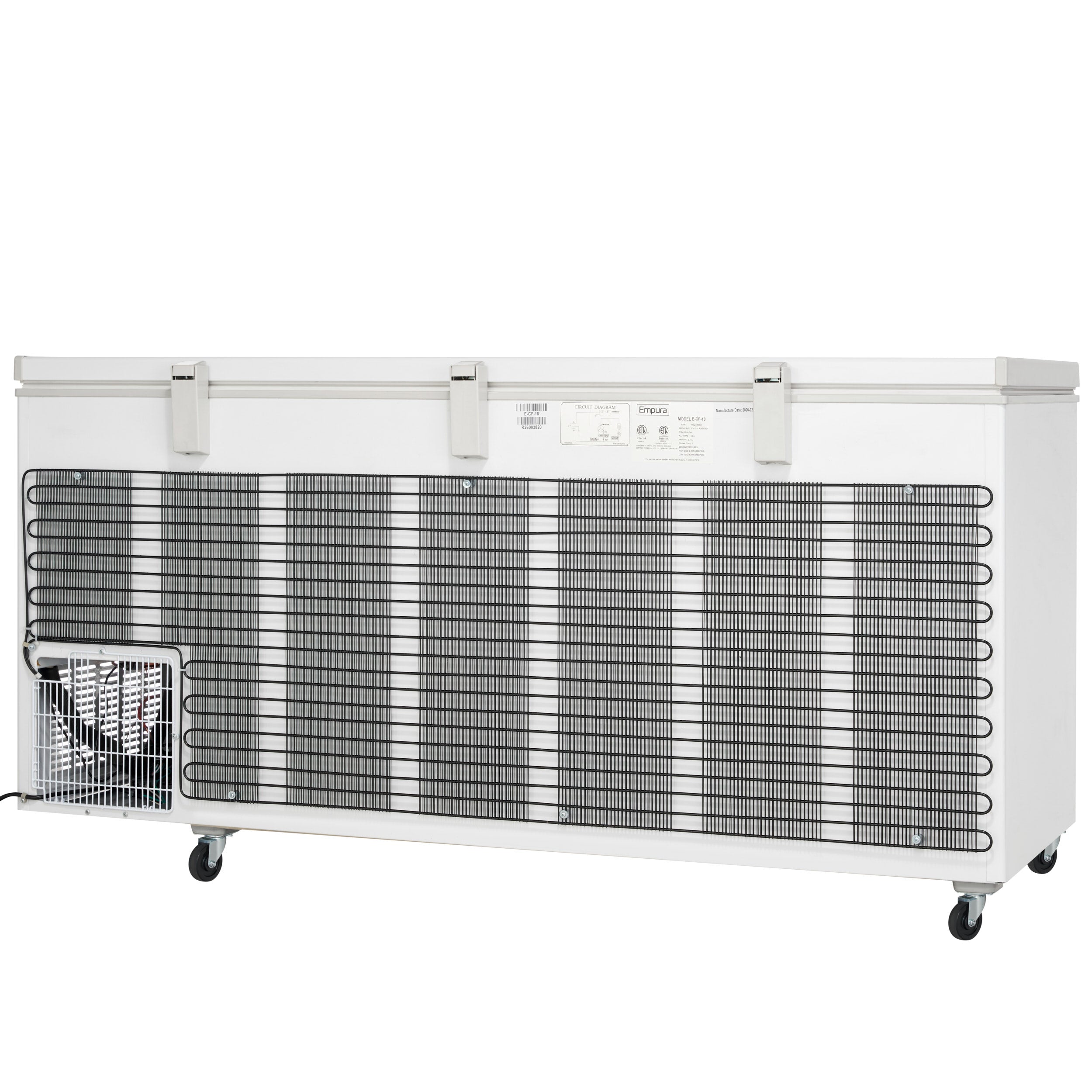 71" Commercial Chest Freezer - 18.2 cu. ft. Capacity