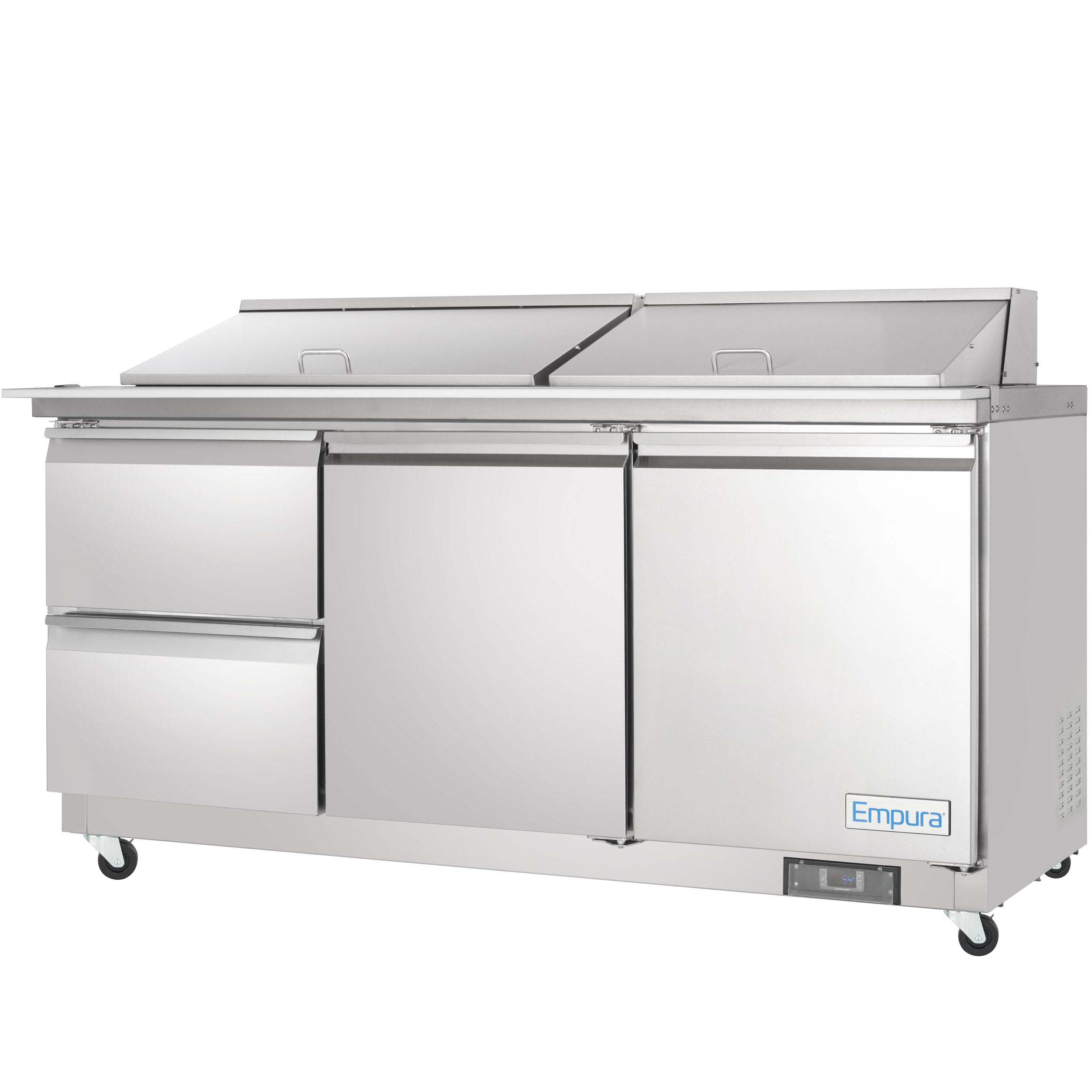 72" 2 Drawer Commercial Mega Top Refrigerated Sandwich and Salad Prep Table