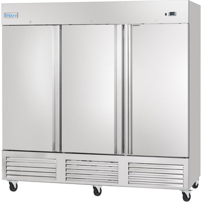 81" Commercial 3 Door Reach-In Refrigerator