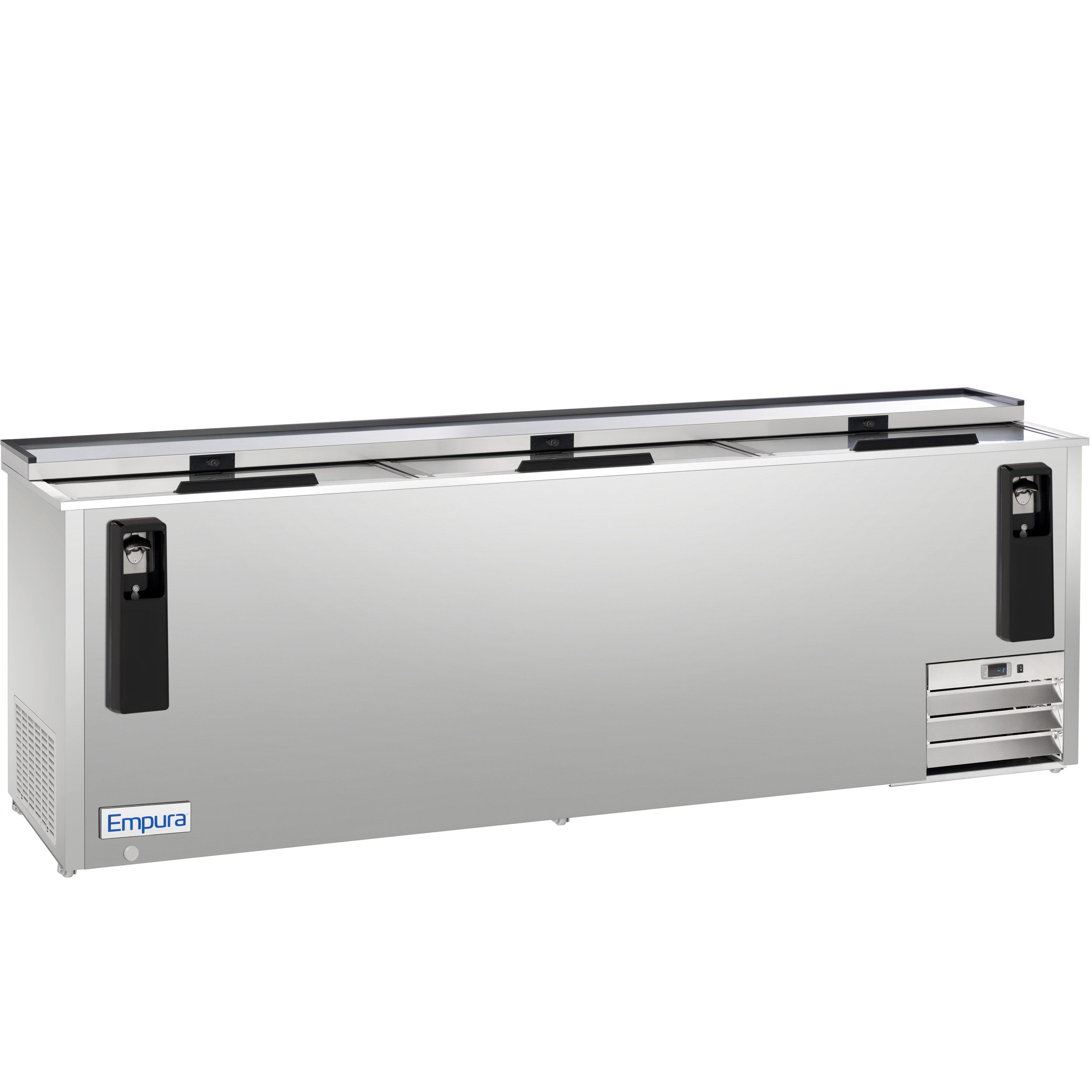 95" Stainless Steel Commercial Horizontal Bottle Cooler