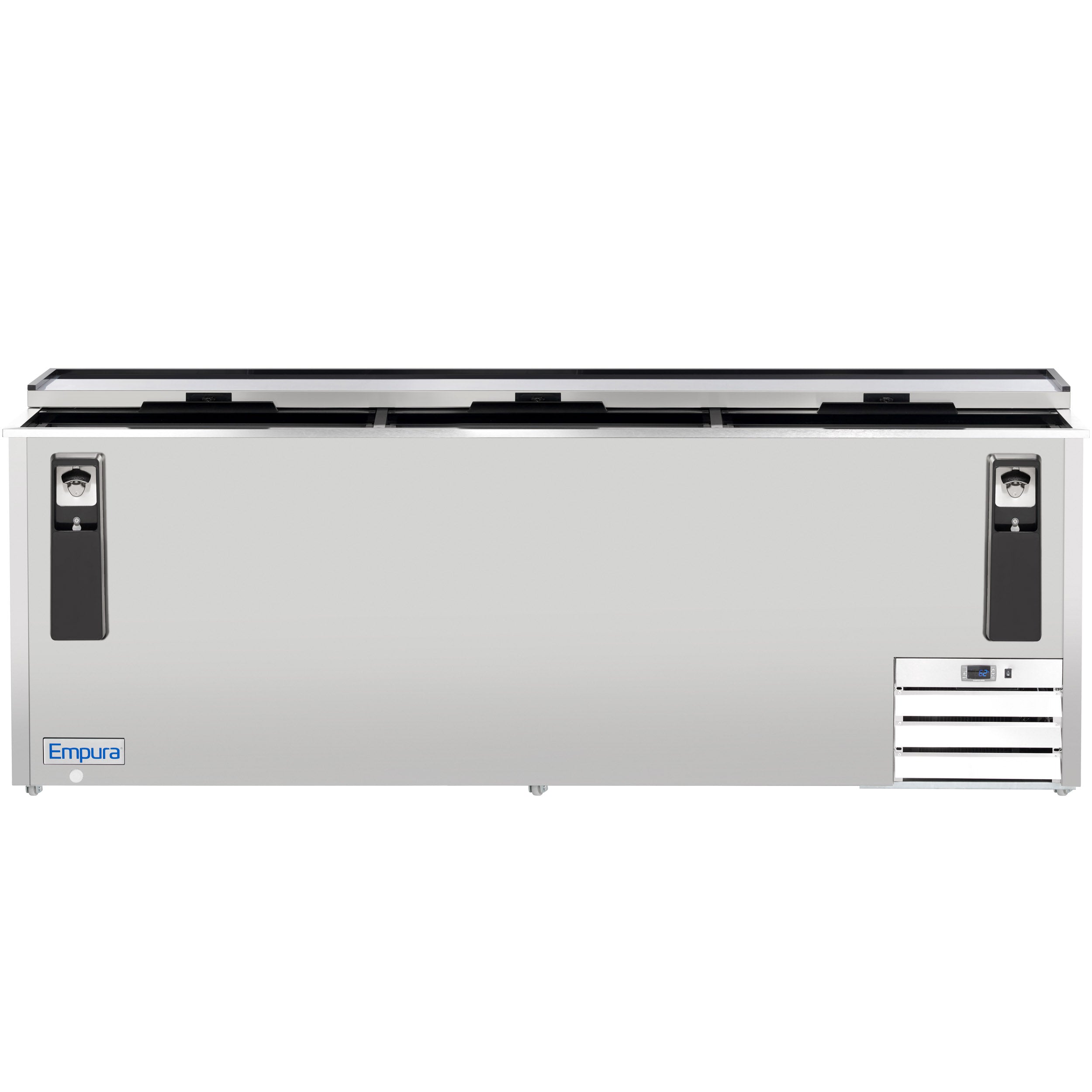 95" Stainless Steel Commercial Horizontal Bottle Cooler