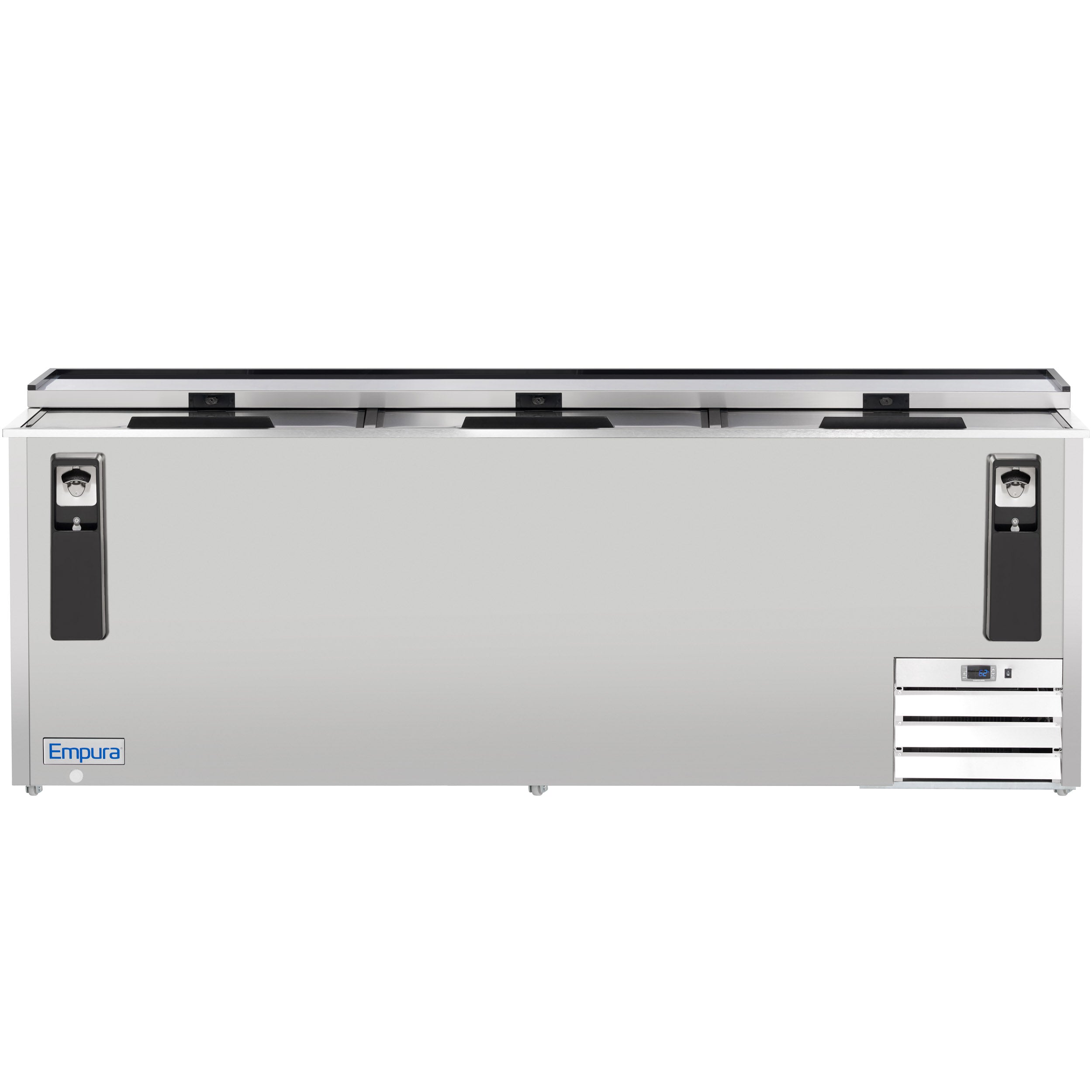95" Stainless Steel Commercial Horizontal Bottle Cooler