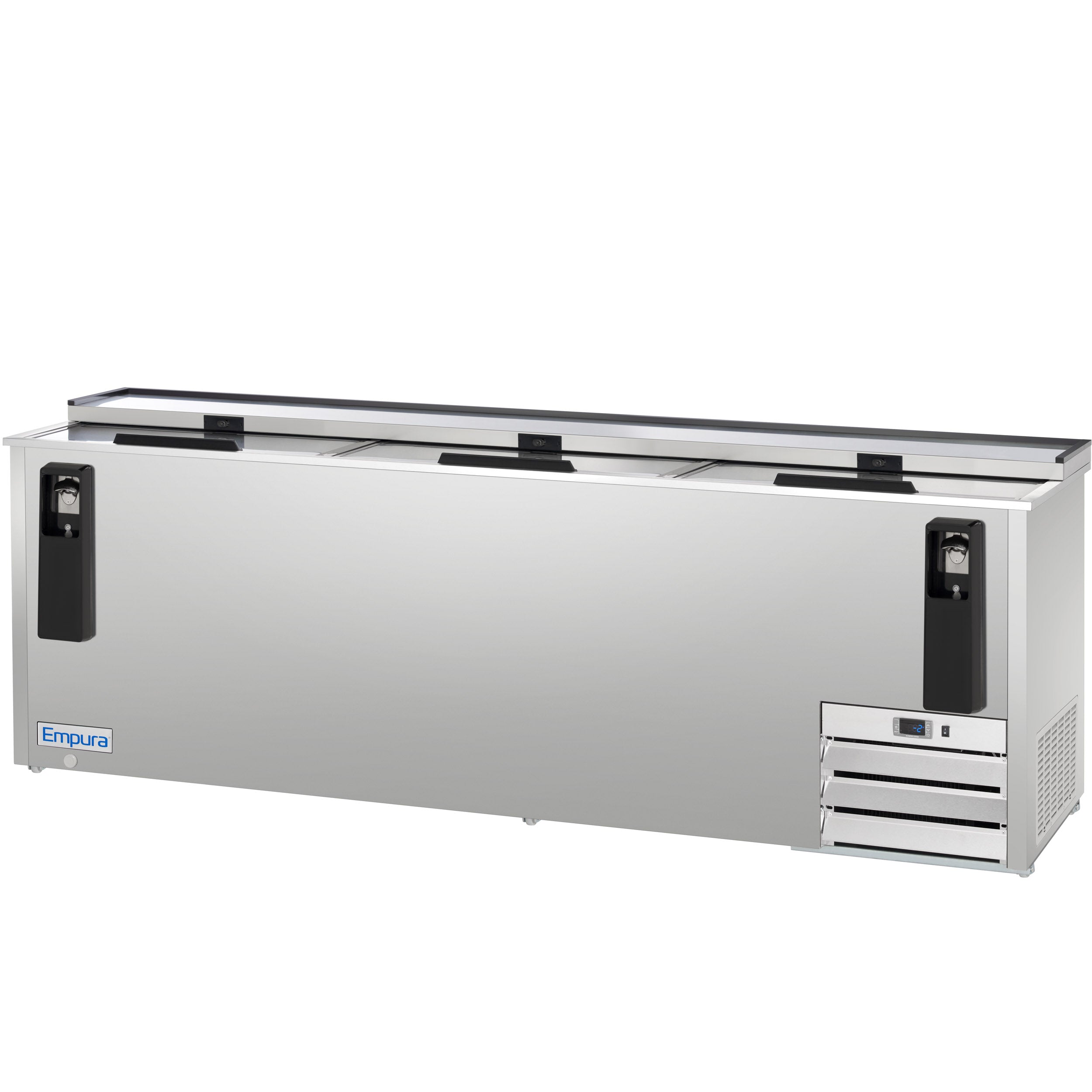 95" Stainless Steel Commercial Horizontal Bottle Cooler