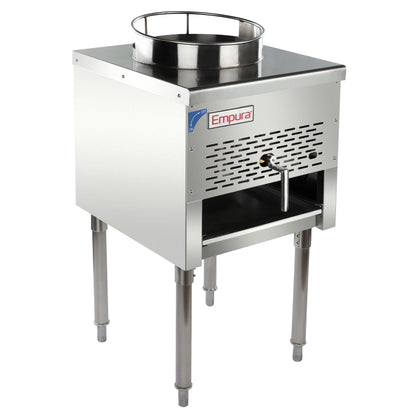 13" Diameter Stainless Steel Gas Wok Range - 95,000 BTU