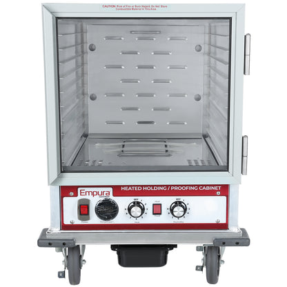 Half Size Commercial Heated Holding / Proofing Cabinet with Clear Door - 120V Heated Holding Proofing Cabinet, Mobile Empura
